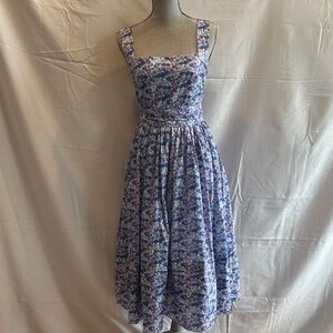 J.CREW NWT $298 New Apron Dress in Liberty Art London Arrow Floral Size 6